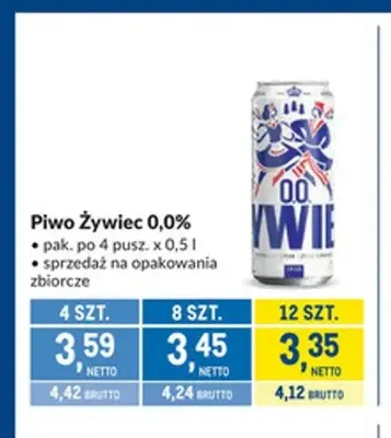 Piwo bezalkoholowe Żywiec promocja w Makro