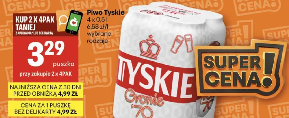 Piwo Gronie wybrane rodzaje promocja w Delikatesy Centrum