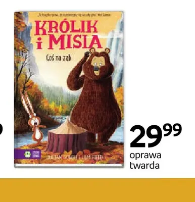 Książka Królik i Misia Coś na ząb Zielona Sowa promocja w Empik