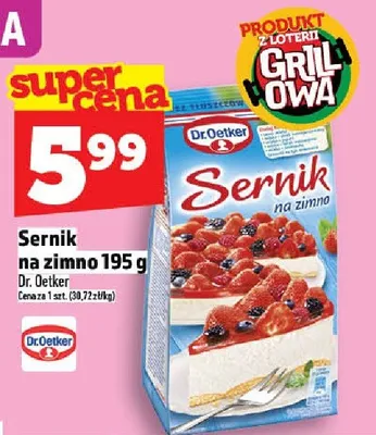 Sernik na zimno Dr.Oetker promocja w TOPAZ