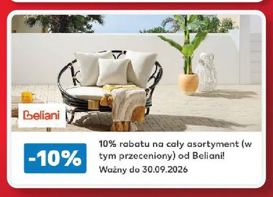 Meble ogrodowe Beliani promocja w Kaufland