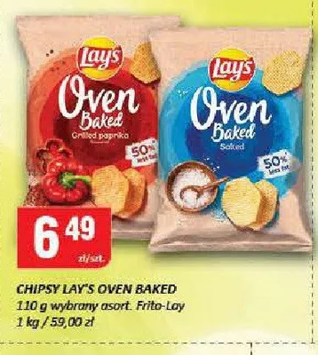 Chipsy Lay's Oven Baked Grilled Paprika promocja w Chorten