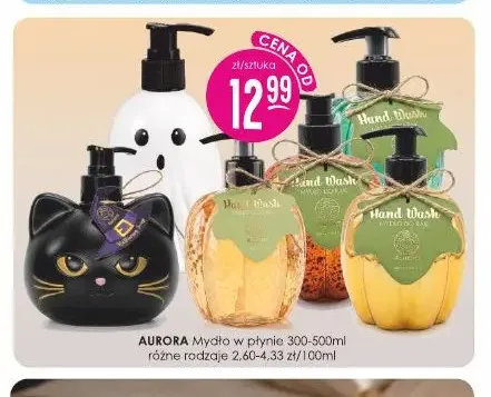 Mydło w płynie Aurora promocja w Drogerie Jasmin