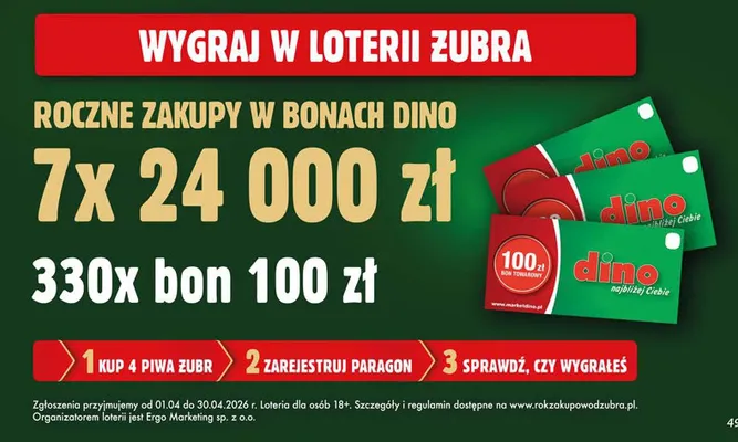 Gazetka 15 / 2026, strona 48 promocja w Dino