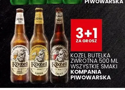 Piwo Kozel promocja w Wafelek