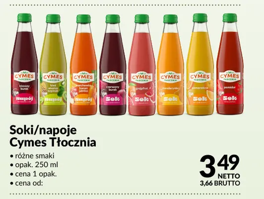 Sok czerwony burak Cymes Tłocznia promocja w Makro