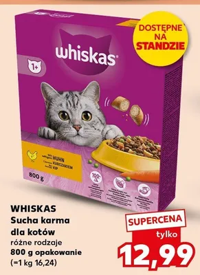 Sucha karma dla kotów różne rodzaje 800 g opakowanie promocja w Kaufland