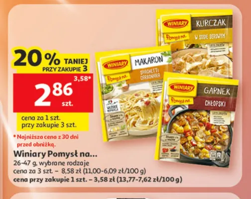 Pomysł na... Winiary promocja w Auchan