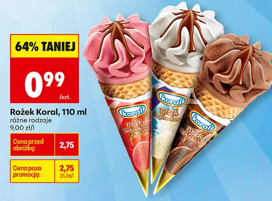 Rożek śmietankowy promocja w Biedronka