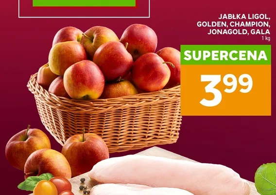 Jabłka Jonagold promocja w Stokrotka