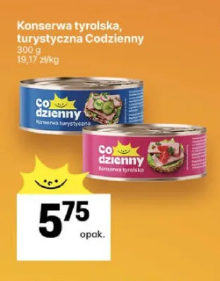 Konserwa turystyczna Codzienny promocja w Delikatesy Centrum