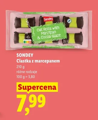 Ciastka z marcepanem Sondey promocja w Lidl
