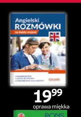 Książka Angielski rozmówki Edgard promocja w Empik