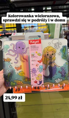 Kolorowanka wielorazowa promocja w Biedronka