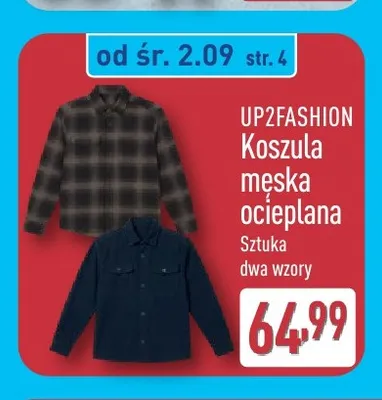 Kurtka męska m-xl Up2fashion promocja w Aldi