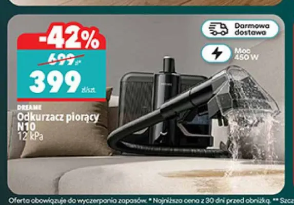 Odkurzacz piorący N10 Dreame promocja w Biedronka