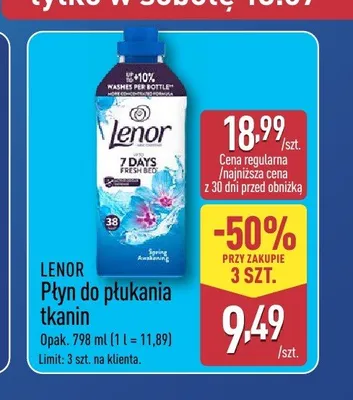 Płyn do płukania tkanin Lenor Spring Awakening promocja w Aldi