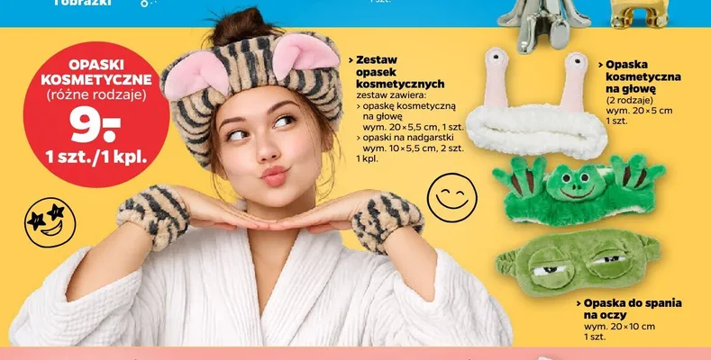 Opaska do spania na oczy promocja w Netto