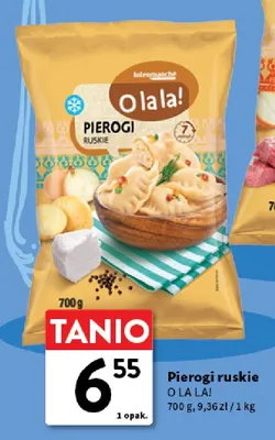 Pierogi ruskie O La La! promocja w Intermarche