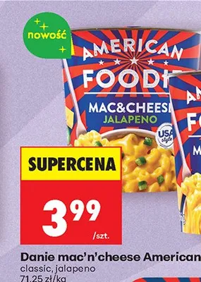 Danie mac'n'cheese jalapeno promocja w Biedronka