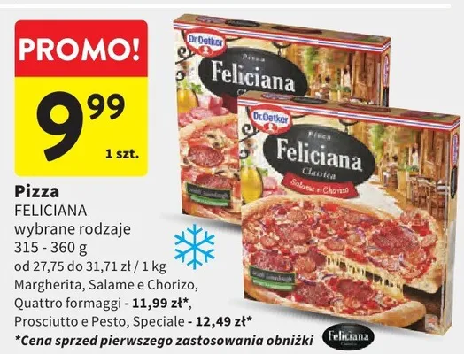 Pizza wybrane rodzaje promocja w Intermarche