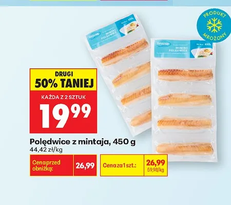 Polędwice z mintaja Seacon promocja w Biedronka