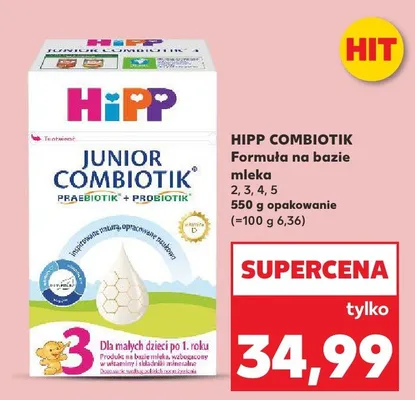 Formuła na bazie mleka 2, 3, 4, 5 promocja w Kaufland