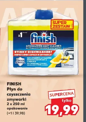 Płyn do czyszczenia zmywarki Finish 2-pak 250 ml promocja w Kaufland