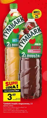 Napój niegazowany Tymbark Aseptic jabłko mięta promocja w Twój Market