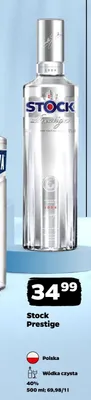 Wódka Stock Prestige promocja w Netto