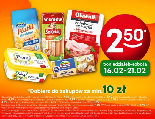 Płatki owsiane górskie rolled oats promocja w Żabka