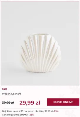 Wazon Cochara home&you promocja w home&you