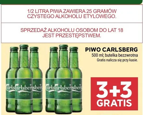 Piwo Carlsberg promocja w Stokrotka