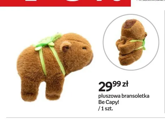 Pluszowa bransoletka Be Capy! promocja w Empik