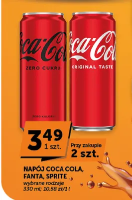 Napój gazowany Coca-Cola Original Taste promocja w Euro Sklep