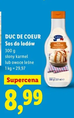Sos do lodów promocja w Lidl
