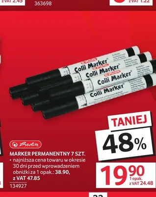 Marker permanentny Herlitz promocja w Selgros