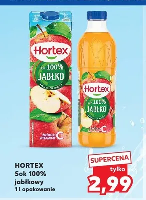 Sok jabłkowy Hortex promocja w Kaufland