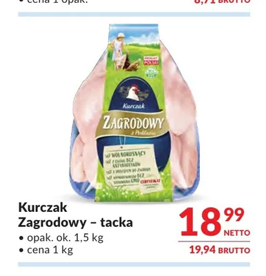 Kurczak tacka promocja w Makro