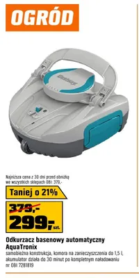 Odkurzacz basenowy automatyczny Bestway AquaTronix promocja w OBI