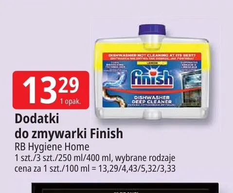 Dodatki do zmywarki Finish promocja w Leclerc