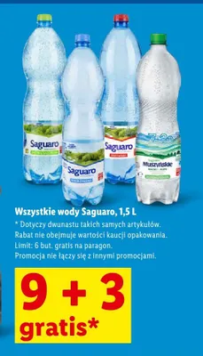 Woda Saguaro Muszyńskie promocja w Lidl