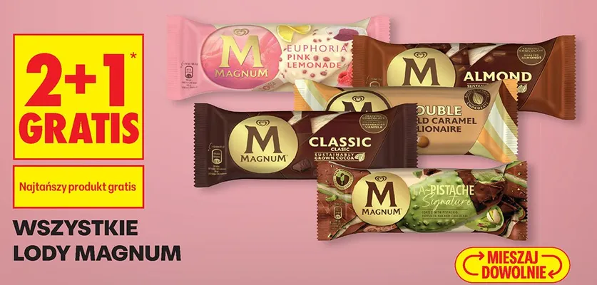 Lody Magnum La Pistache Signature promocja w Biedronka