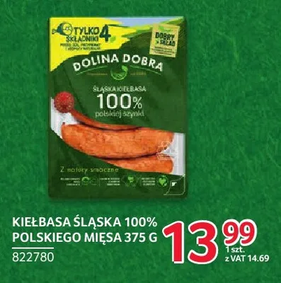 Kiełbasa śląska Dolina Dobra promocja w Selgros