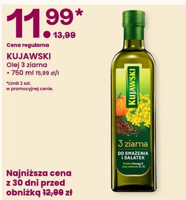 Olej 3 ziarna z dodatkiem bazylii i oregano promocja w Frisco