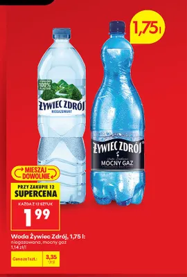Woda niegazowana Żywiec Zdrój promocja w Biedronka