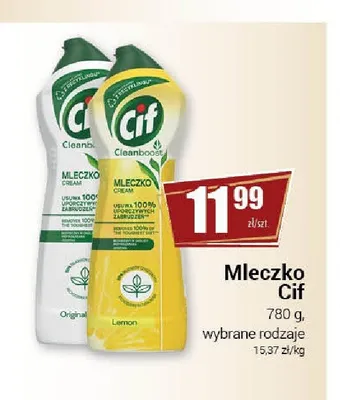 Mleczko do czyszczenia Cif Lemon promocja w Premium Nasz Sklep