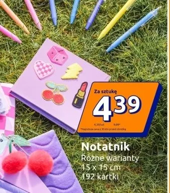 Notatnik promocja w Action