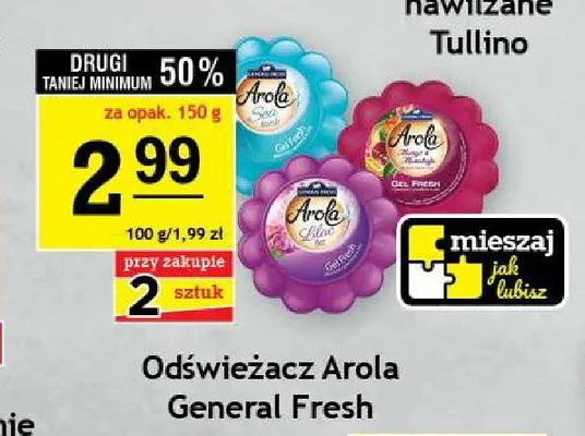 Odświeżacz w żelu Arola Gel Fresh Forest promocja w Gram Market