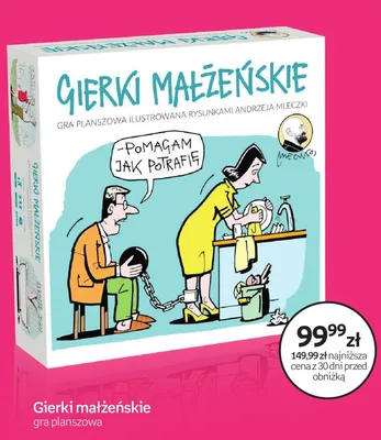Gra planszowa Gierki małżeńskie promocja w Empik